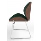 Revive Upholstered Retro Lounge Chair With Cantilever Frame